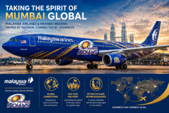 Malaysia Airlines Unveils Mumbai Indians-Themed Aircraft to Take Cricket Culture Global