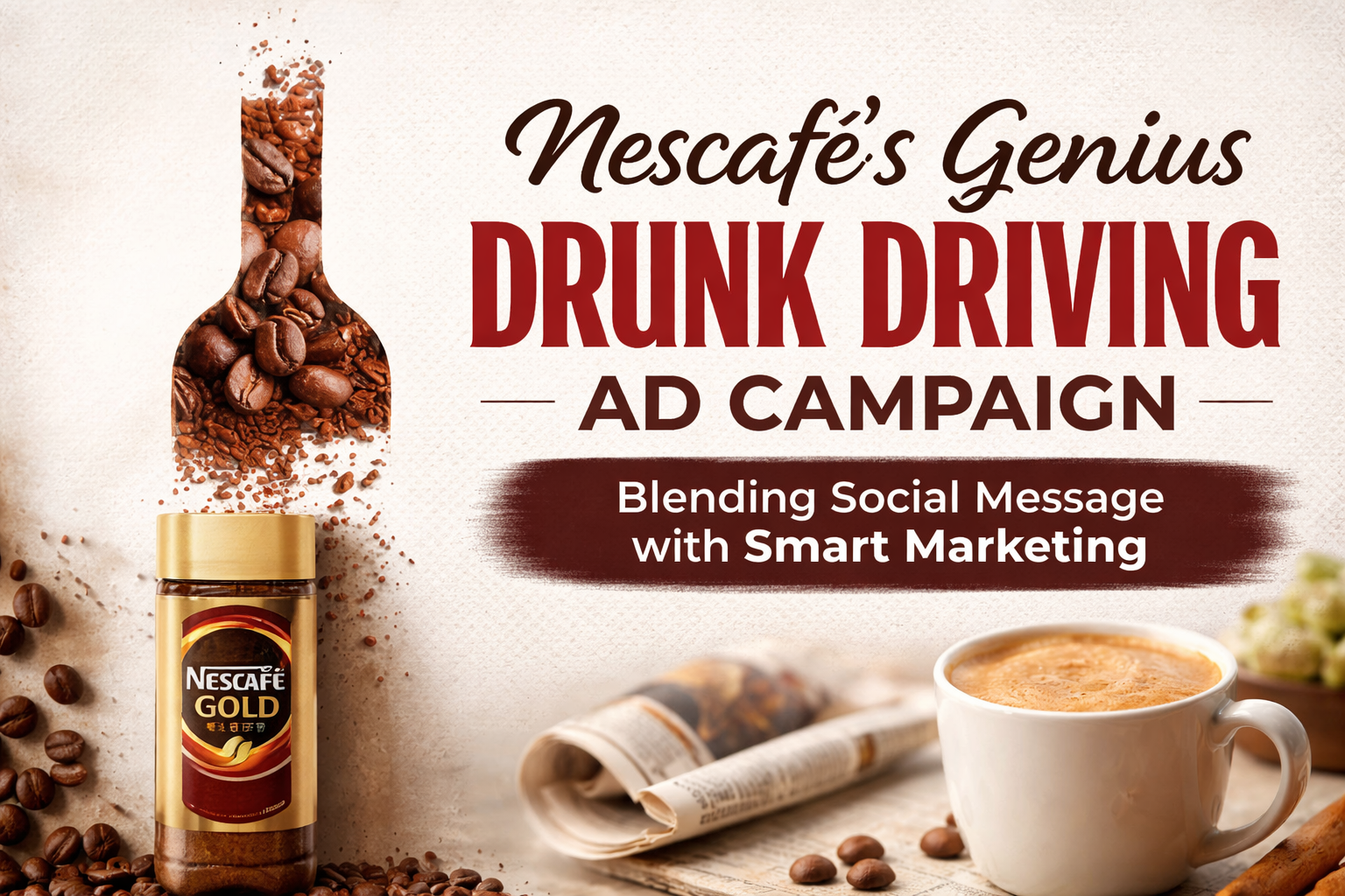 Nescafe India’s Drunk Driving Ad Campaign: A Masterclass in Blending Social Messaging with Brand Strategy