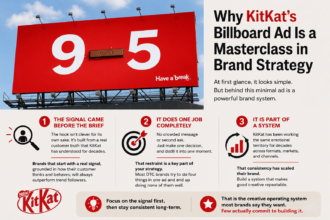 Why KitKat’s Minimal Billboard Ad Is a Masterclass in Brand Strategy