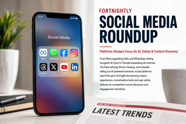 Fortnightly Social Media Roundup: Platforms Sharpen Focus On AI, Safety & Content Discovery