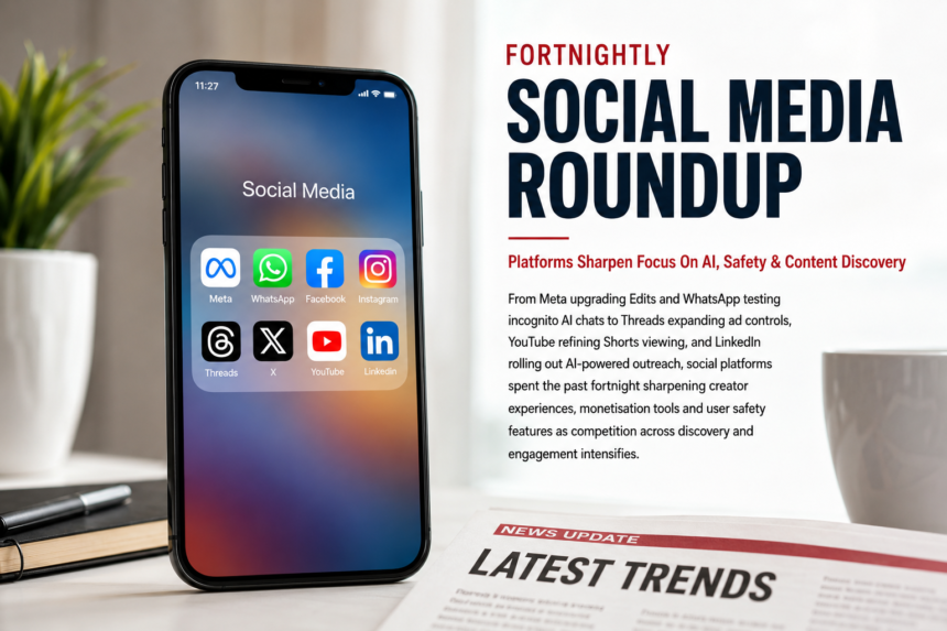 Fortnightly Social Media Roundup: Platforms Sharpen Focus On AI, Safety & Content Discovery
