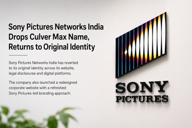 Sony Pictures Networks India Drops Culver Max Entertainment Name, Returns to Original Identity